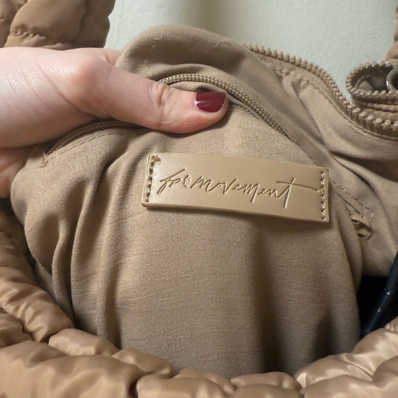 FP Movement Beige Quilted Women's Carryall Bag - Picture 7 of 7